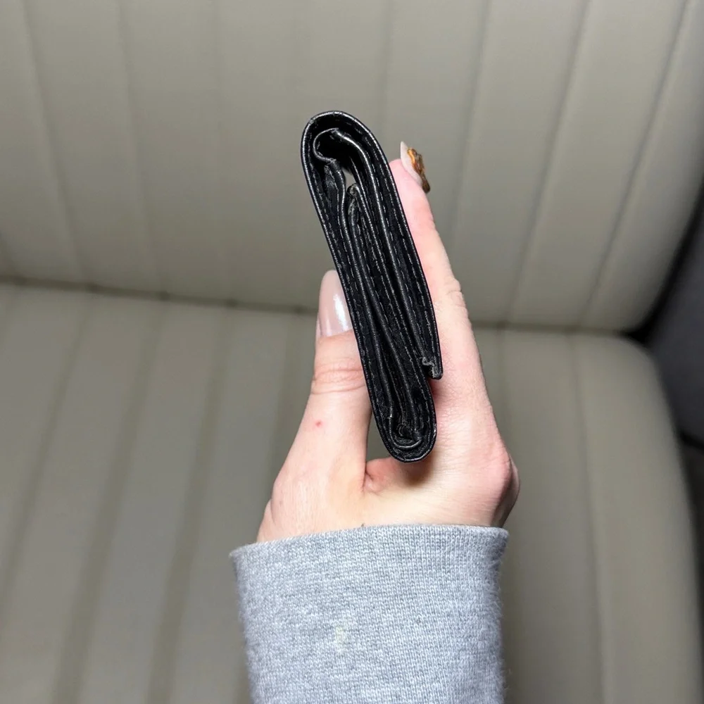 Black Leather Mens Wallet